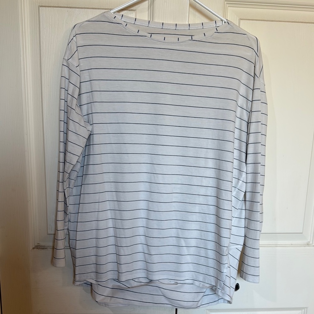 Lululemon back in action -Striped Long Sleeve Shirt